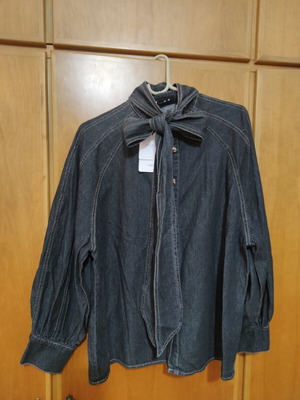 Denim shirt new Style Up size L blue