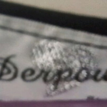 Derpouli short-sleeve black blouse like new with sequins, size 5