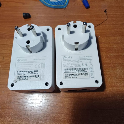 TP LINK Powerline adapters PA4020P Ver 2.0 & PA7017P Ver 4.0