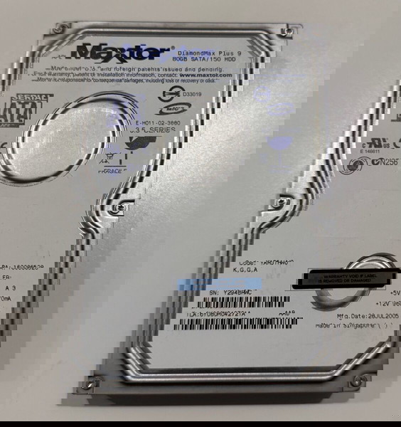 Σκληρός δίσκος Maxtor 80 GB