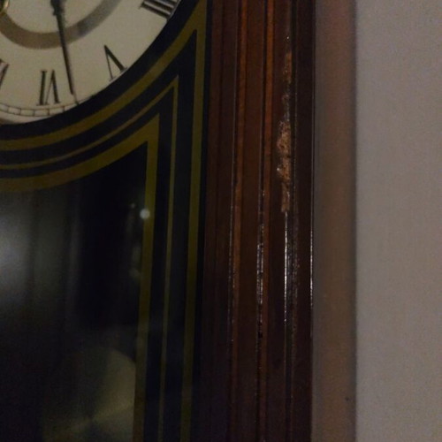 WM Widdop 31 Day Regulator Wooden Wall Clock like new