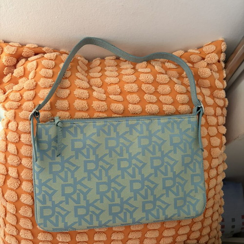 DKNY shoulder and handbag, turquoise