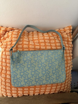 DKNY shoulder and handbag, turquoise