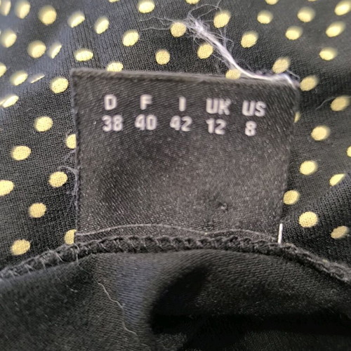 Krouaze black polka dot blouse S.Oliver size M-L, like new