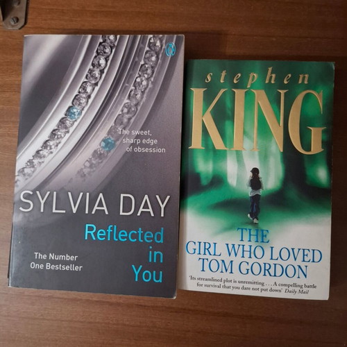 Reflected in You and The Girl Who Loved Tom Gordon books like new, English