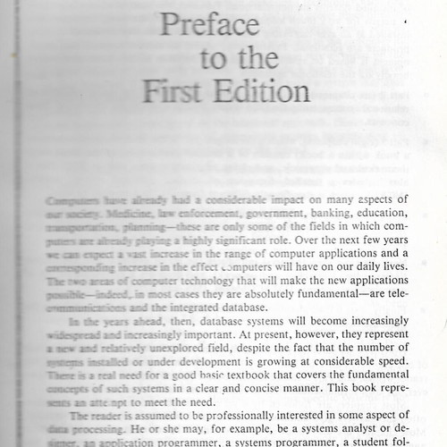 An Introduction to Database Systems third edition, used hardcover book