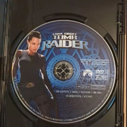 Lara Croft Tomb Raider DVD like new with subtitles