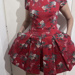 Cotton summer dress French Connection like new, pleated mini