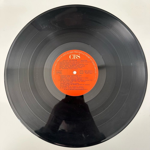 Julio Iglesias Raices vinyl like new, Latin
