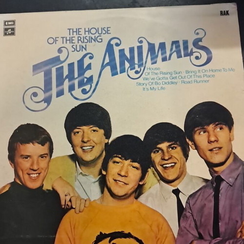 The Animals The House of the Rising Sun vinyl record