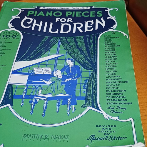 Piano Pieces for Children sheet music used, English edition