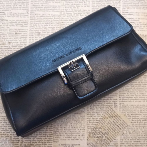 More & More wrist bag like new with mirror black