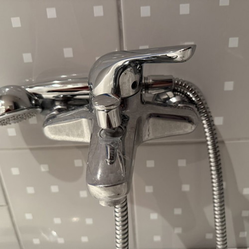 Bathroom sanitary items used, Ideal Standard toilet, sink and faucets