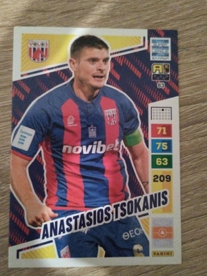 Panini FIFA 365 base card Anastasios Tsokanis new