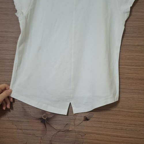 Sam short sleeve t-shirt like new, silver letters, white, age 14