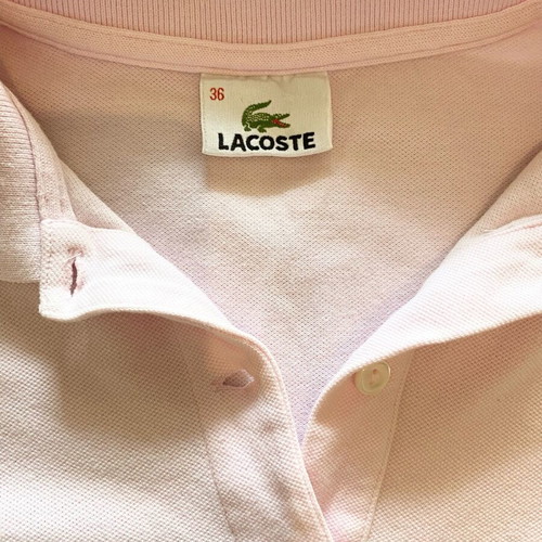 Lacoste polo woman size 36 pink like new