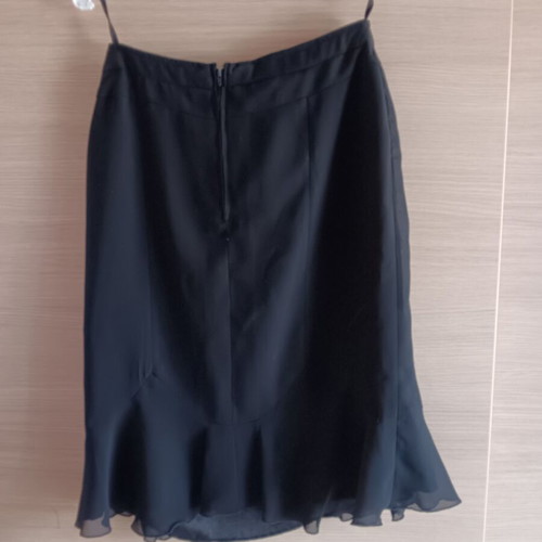 Vidal women's skirt used black with back zipper