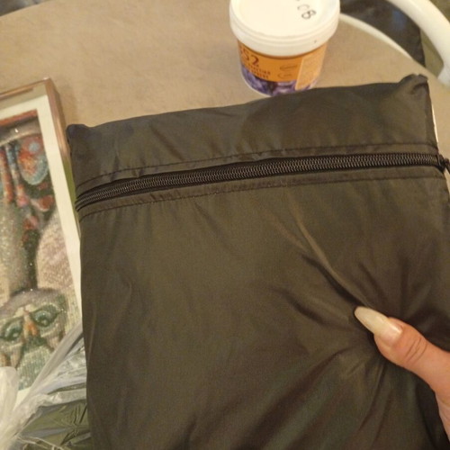 Waterproof cover for large outdoor freezers, zipper closure