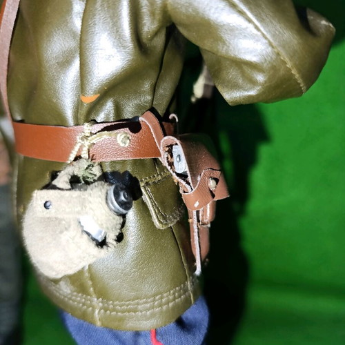Russian Officer Figure WW2 used, 1/6 scale Dragon model