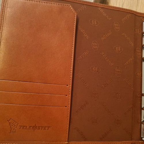 Leather agenda Michail like new, collectible Filofax