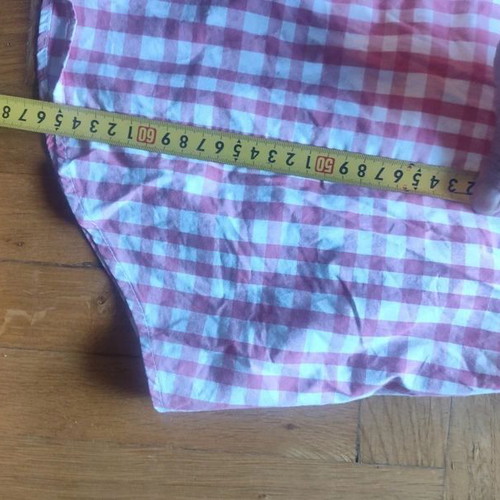 Cotton women's shirt Milano Italy pink and white like new, sizes L/XL