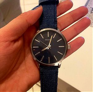 Πωλείται OOZOO timepieces Ρολόι unisex με Blue jean Υφασμάτινο Λουράκι