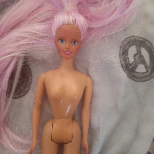 Vintage Barbie dolls used with reroot hair, set of 2 from 80s 90s