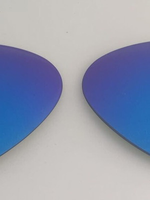 Ray Ban Replacement Lens Blue Glass 58 mm New