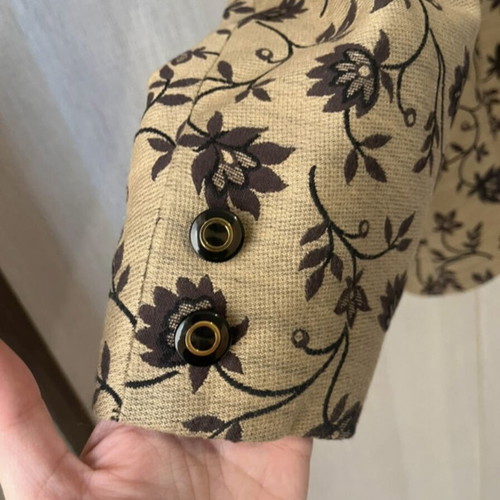 Tailored suit set beige-brown size 50 like new