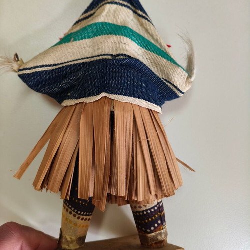 West African Masked Tribal Yacouba Dan Dance Figurine 27cm like new