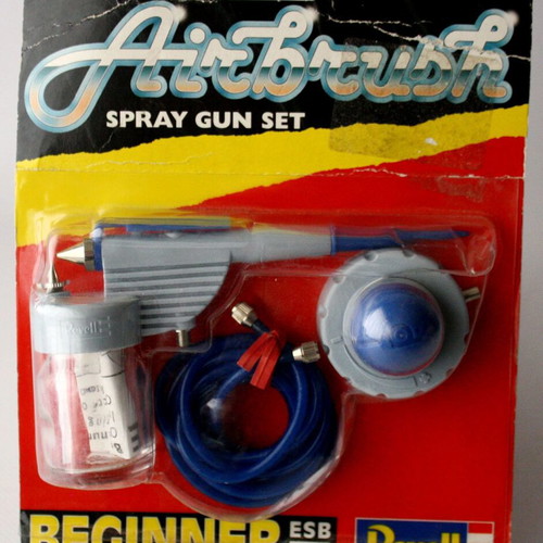 Revell Airbrush Spray Gun Set Beginner ESB 100 1995 vintage new