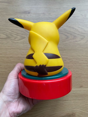 Pokemon Pikachu alarm clock used, vintage Nintendo 1998