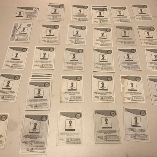 Panini World Cup 2014 stickers used, 29 different