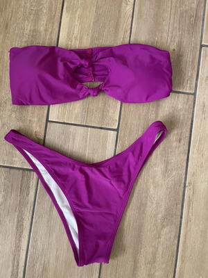 Women's swimwear pack like new, sizes L and XL, red and orange