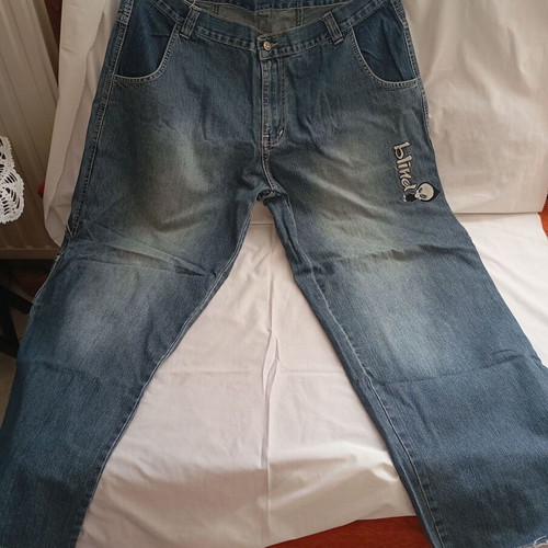 Blind Skateboards Vintage Carpenter Baggy Jeans used, blue, XXL