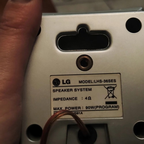 LG LHS-36SES Home Cinema Speakers set of 5 used with cables and accessories