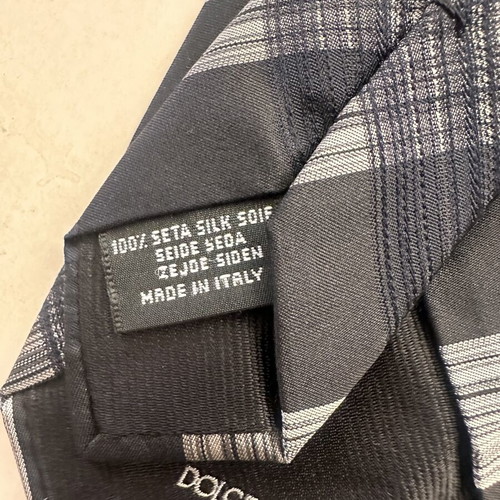 Dolce & Gabbana tie, black and blue