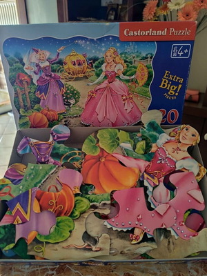 Cinderella puzzle, 24 pieces, for children 3+