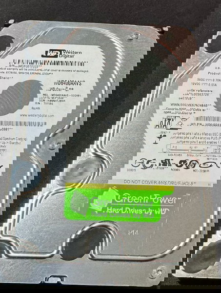 Σκληρός δίσκος 3.5" Western Digital GreenPower 640GB