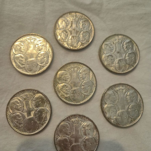 Silver collectible 30 Drachma coin 1963