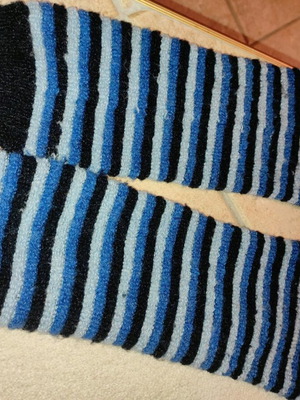Cotton gaiters used, woolen and very warm
