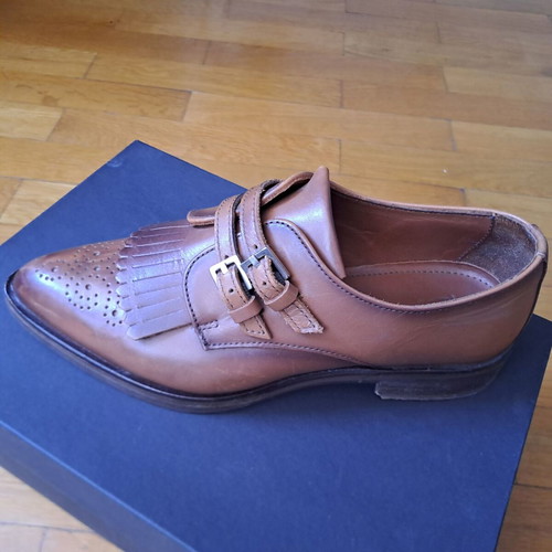 Massimo Dutti leather shoes like new, size 37, brown