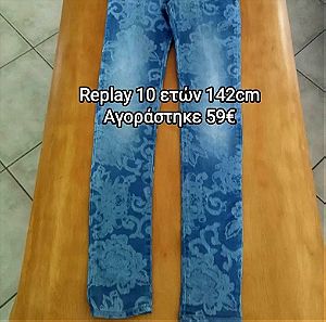 10 ετών Replay γαλάζιο jean 142cm super skinny