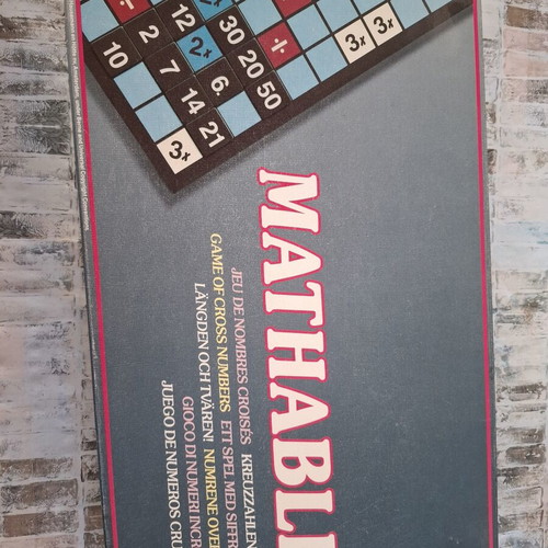 Mathable vintage board game