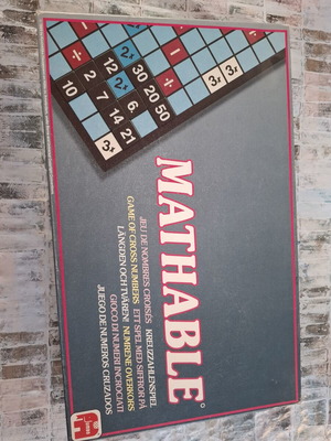 Mathable vintage board game