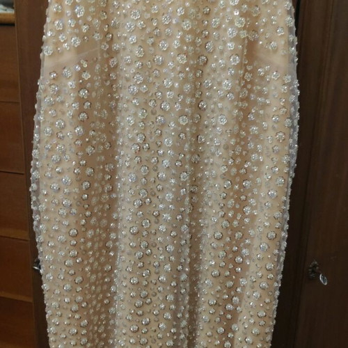 H&M dress new size L beige