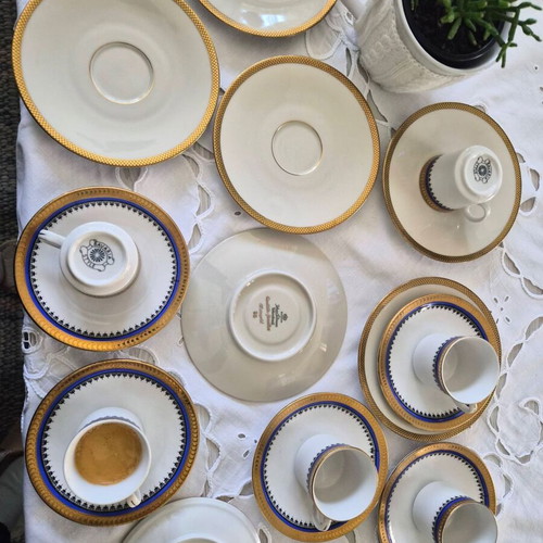 Coffee cup set of 6 like new, Bavaria, Johann Seltmann Vohenstrauß