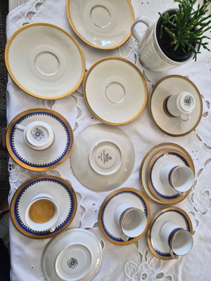 Coffee cup set of 6 like new, Bavaria, Johann Seltmann Vohenstrauß