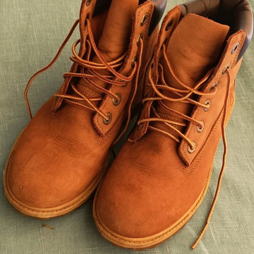Timberland women's boots used, leather, brown, size 36