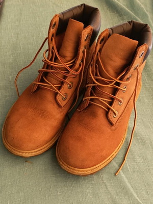 Timberland women's boots used, leather, brown, size 36